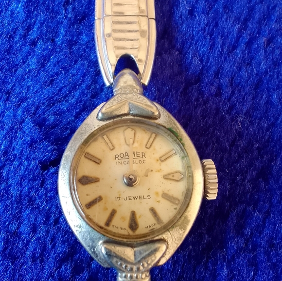 VINTAGE hand-wound women's watch, ROAMER SWISS - Picture 3 of 8